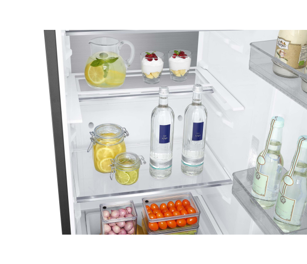 Lodówka Samsung RR39C76C322 EF Bespoke No Frost 186cm Czarne Szkło AI 387L - 1351931 - zdjęcie 5